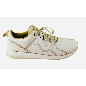 Adidas Leather Sneakers Casual Walking Shoes Comfort White Mens 9.5‎